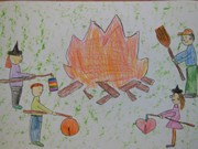 Práce dětí z MŠ Vlkava